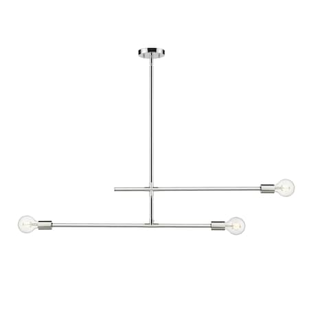 Z-Lite Modernist 3 Light Chandelier, Chrome 731-3CH
